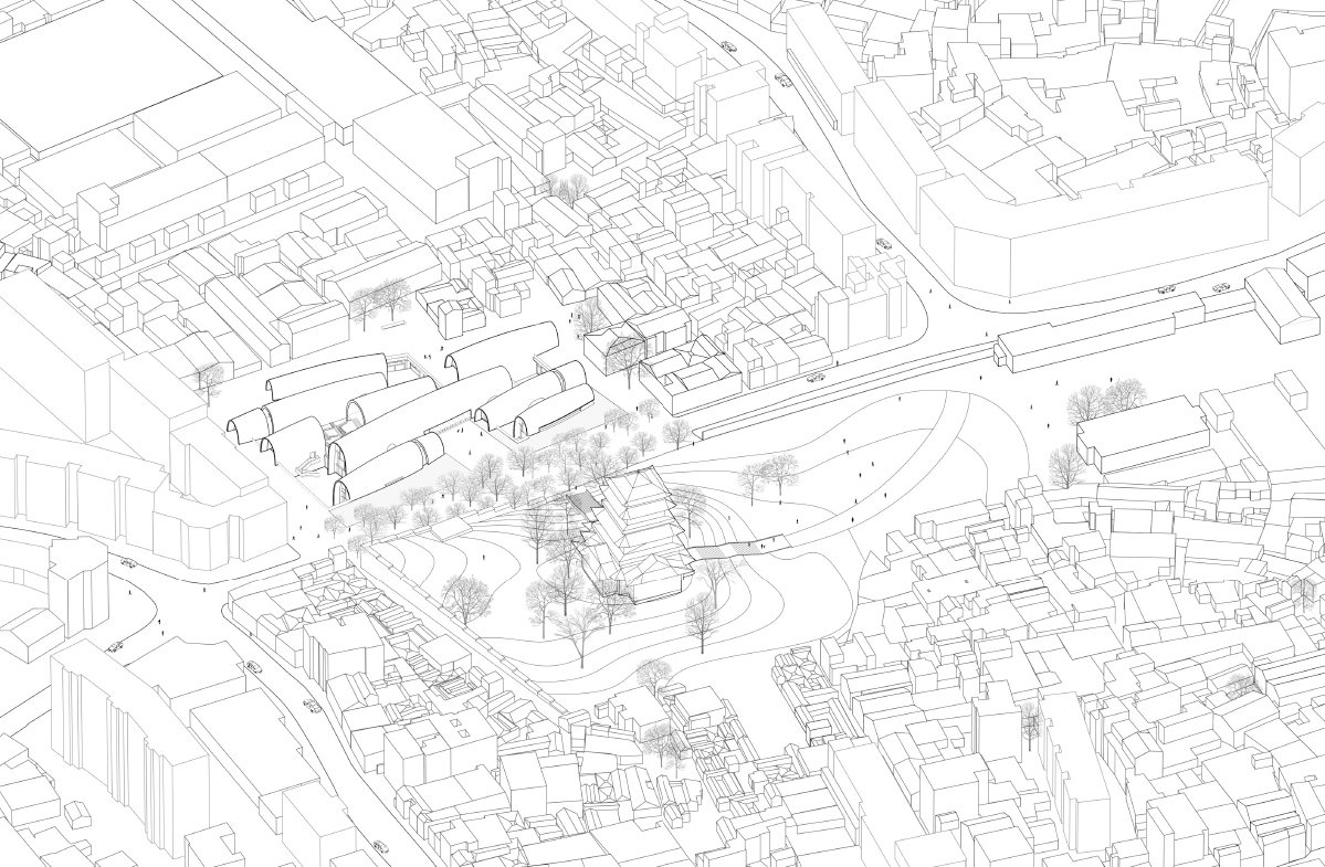 朱锫工作室完成了纪念景德镇古窑的纪念性拱形博物馆