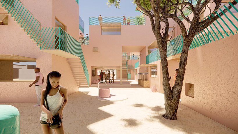 julien de smedt 与 othalo 联手用再生塑料建造住房