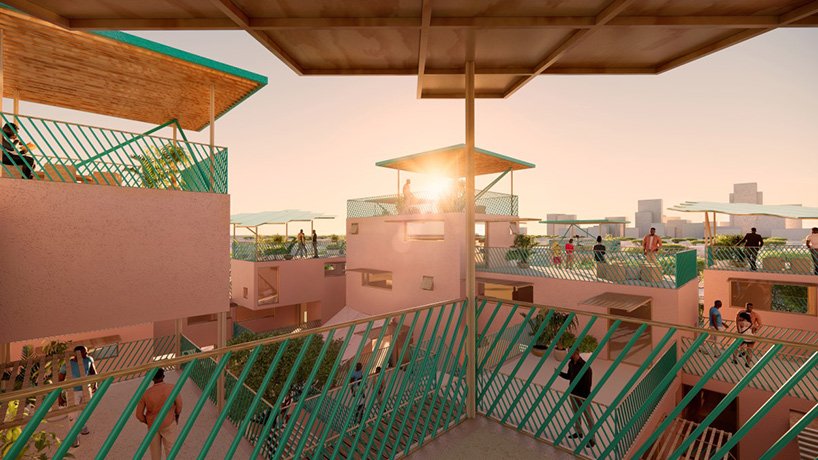 julien de smedt 与 othalo 联手用再生塑料建造住房