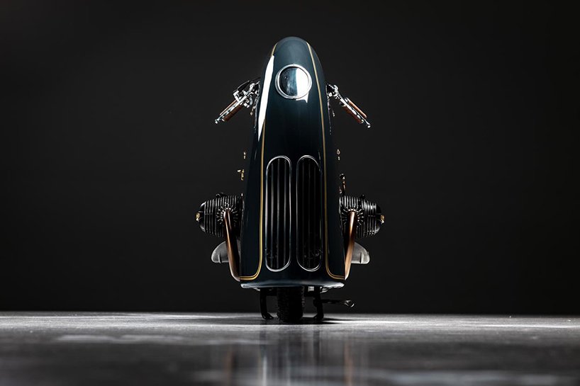 kingston custom fashions an art deco, museum-worthy motorcycle