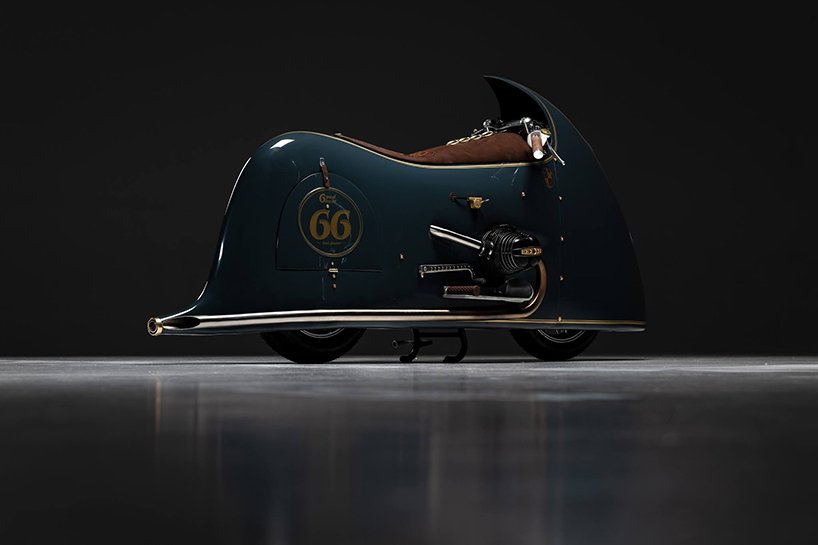 kingston custom fashions an art deco, museum-worthy motorcycle