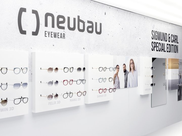 意大利米兰 DFROST MIDO 眼镜展上的 neubau 展位 意大利米兰 DFROST MIDO 眼镜展上的 neubau 展位