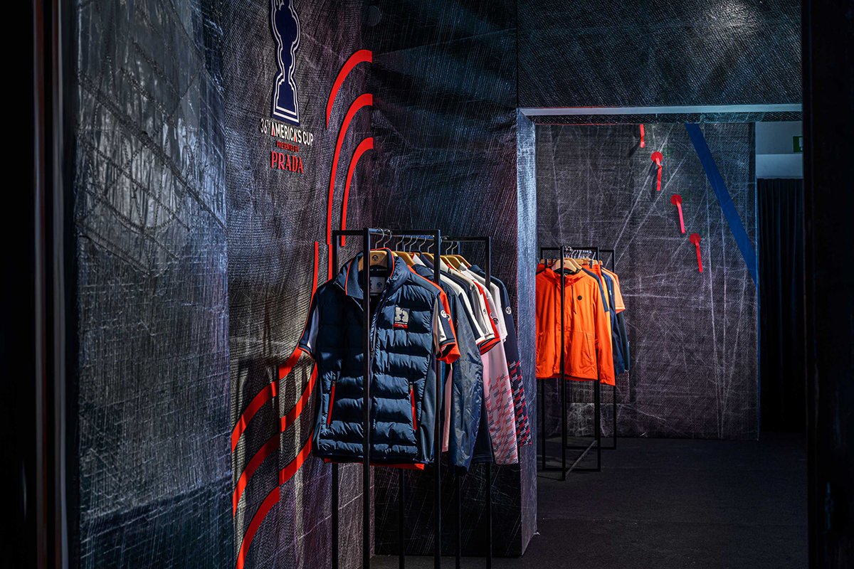 North Sails 的展览装置由 WEA / Pitti Uomo 96 / North Sails 设计,海浪的味道 North Sails 的展览装置由 WEA / Pitti Uomo 96 / North Sails 设计,海浪的味道