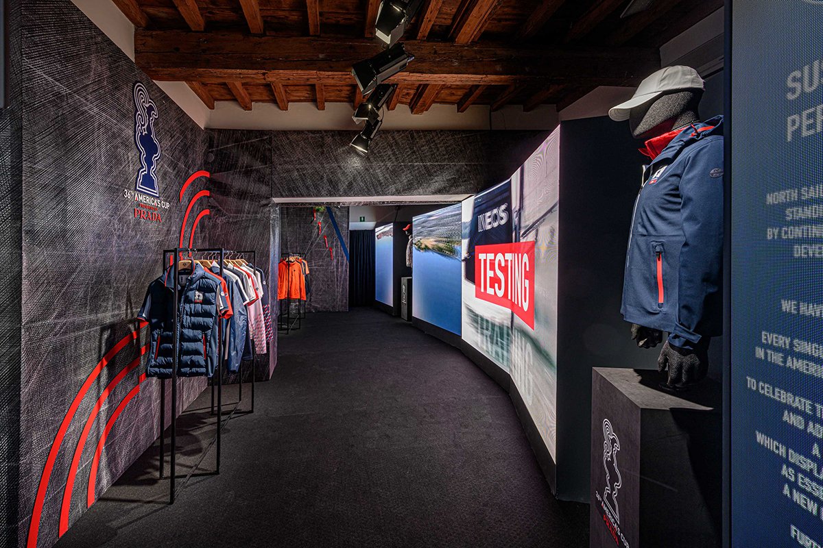 North Sails 的展览装置由 WEA / Pitti Uomo 96 / North Sails 设计,海浪的味道 North Sails 的展览装置由 WEA / Pitti Uomo 96 / North Sails 设计,海浪的味道