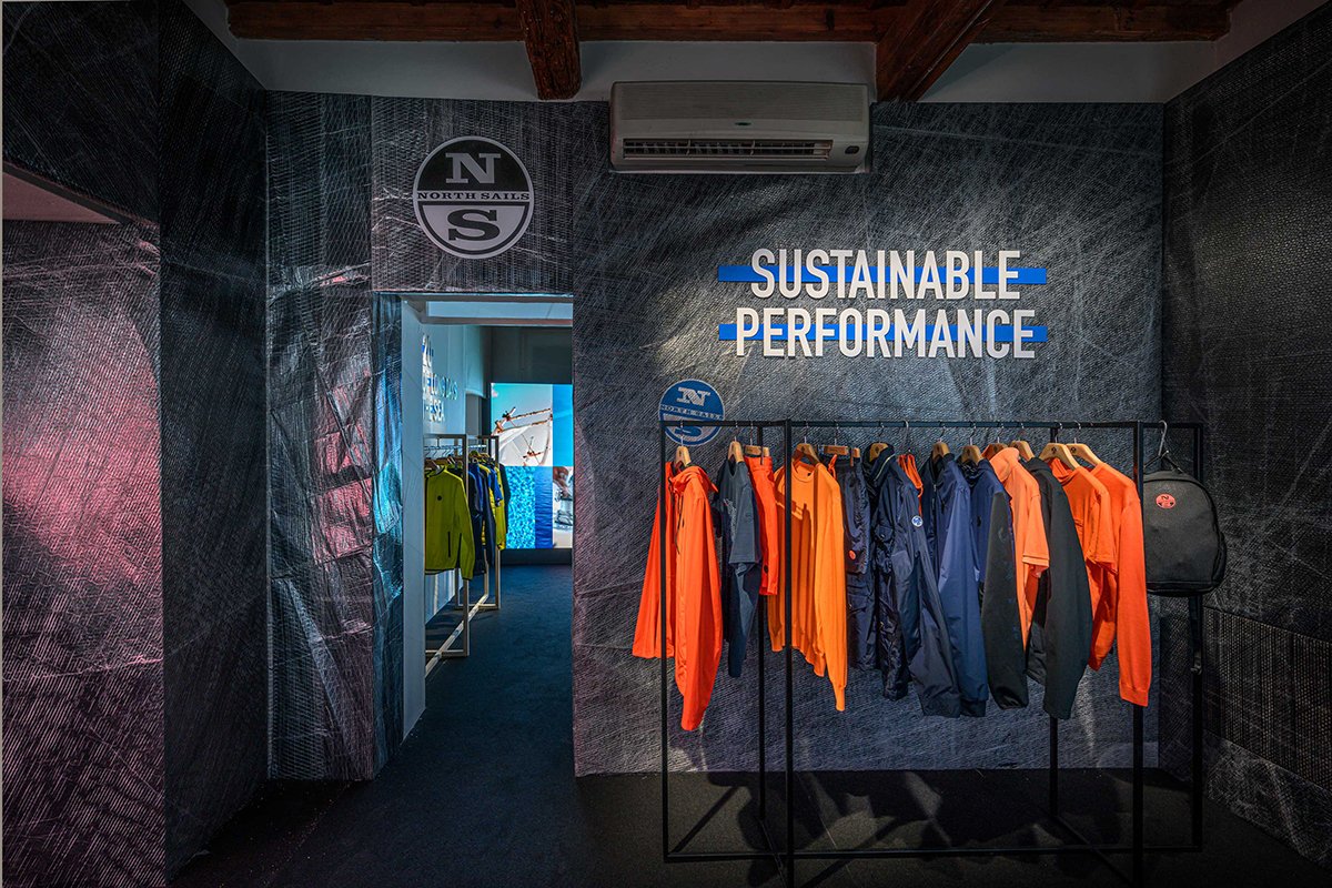 North Sails 的展览装置由 WEA / Pitti Uomo 96 / North Sails 设计,海浪的味道 North Sails 的展览装置由 WEA / Pitti Uomo 96 / North Sails 设计,海浪的味道