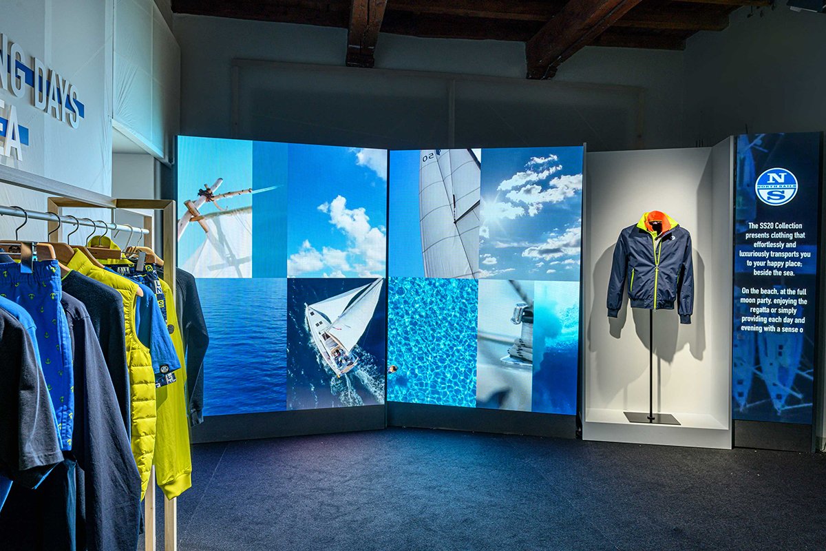 North Sails 的展览装置由 WEA / Pitti Uomo 96 / North Sails 设计,海浪的味道 North Sails 的展览装置由 WEA / Pitti Uomo 96 / North Sails 设计,海浪的味道