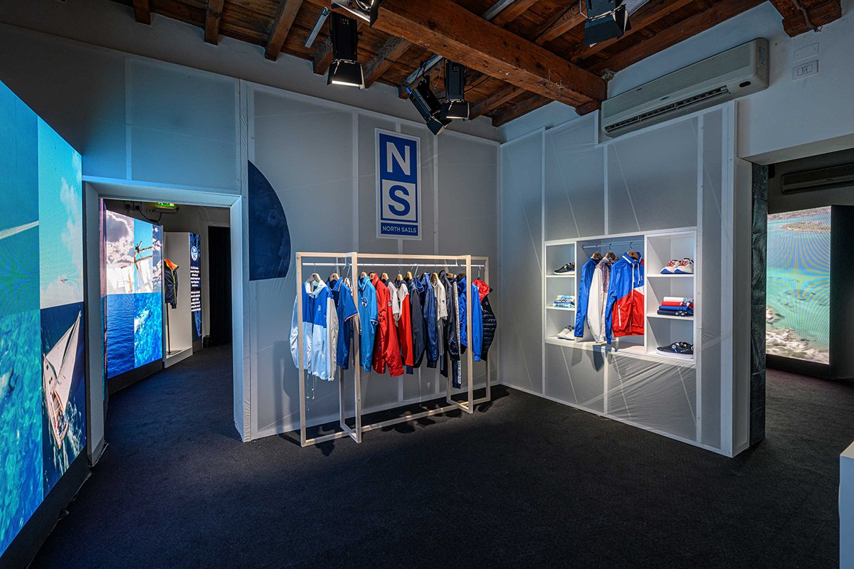 North Sails 的展览装置由 WEA / Pitti Uomo 96 / North Sails 设计,海浪的味道 North Sails 的展览装置由 WEA / Pitti Uomo 96 / North Sails 设计,海浪的味道