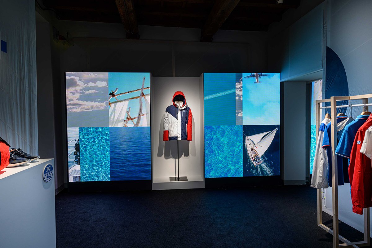 North Sails 的展览装置由 WEA / Pitti Uomo 96 / North Sails 设计,海浪的味道 North Sails 的展览装置由 WEA / Pitti Uomo 96 / North Sails 设计,海浪的味道