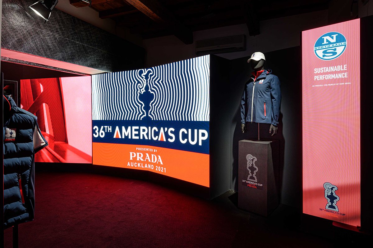 North Sails 的展览装置由 WEA / Pitti Uomo 96 / North Sails 设计,海浪的味道 North Sails 的展览装置由 WEA / Pitti Uomo 96 / North Sails 设计,海浪的味道