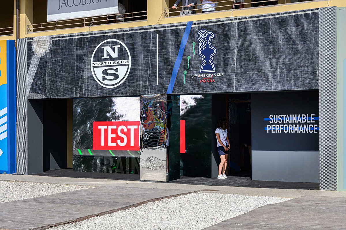 North Sails 的展览装置由 WEA / Pitti Uomo 96 / North Sails 设计,海浪的味道 North Sails 的展览装置由 WEA / Pitti Uomo 96 / North Sails 设计,海浪的味道