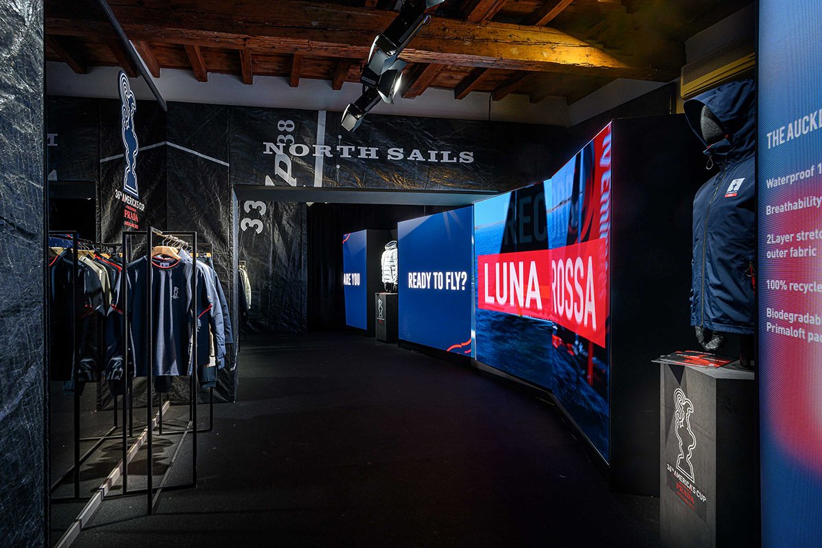 North Sails 展览装置由 Wea / Pitti Uomo 97 / North Sails 设计,大海深呼吸 North Sails 展览装置由 Wea / Pitti Uomo 97 / North Sails 设计,大海深呼吸