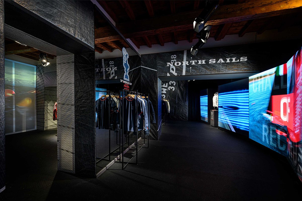 North Sails 展览装置由 Wea / Pitti Uomo 97 / North Sails 设计,大海深呼吸 North Sails 展览装置由 Wea / Pitti Uomo 97 / North Sails 设计,大海深呼吸