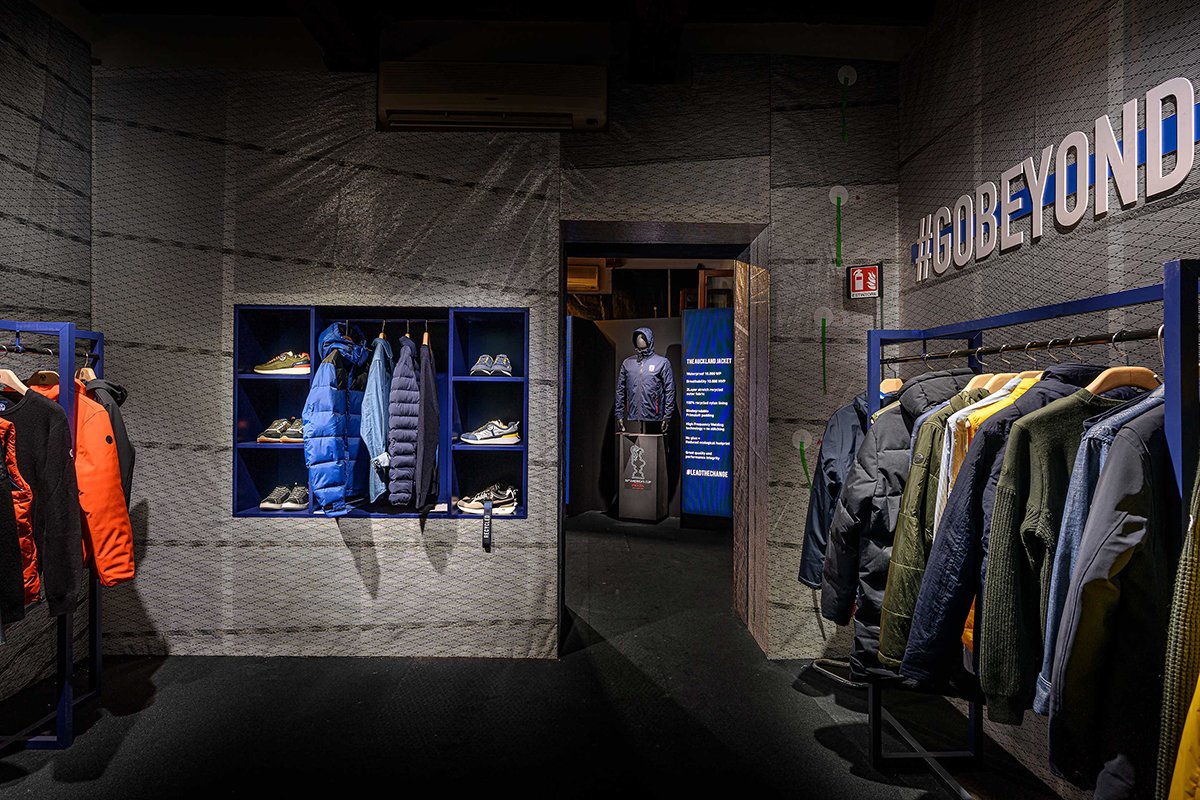 North Sails 展览装置由 Wea / Pitti Uomo 97 / North Sails 设计,大海深呼吸 North Sails 展览装置由 Wea / Pitti Uomo 97 / North Sails 设计,大海深呼吸