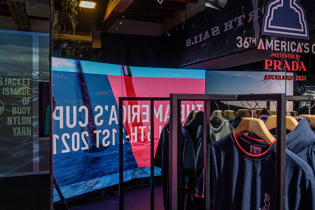 North Sails 展览装置由 Wea / Pitti Uomo 97 / North Sails 设计,大海深呼吸 North Sails 展览装置由 Wea / Pitti Uomo 97 / North Sails 设计,大海深呼吸