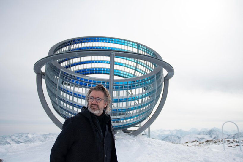 奥拉维尔·埃利亚松将“我们的冰川视角”设计为天文仪器