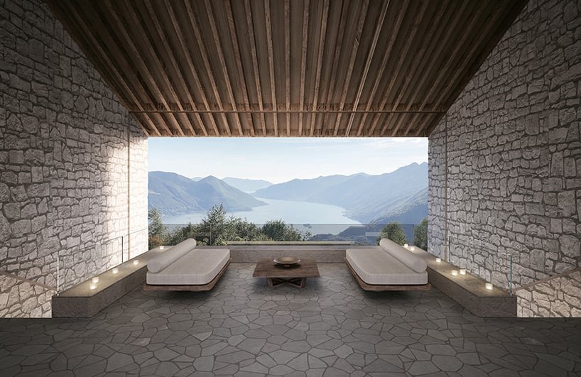 奥本海姆建筑模仿瑞士的山坡村庄，设有马焦雷湖休养所