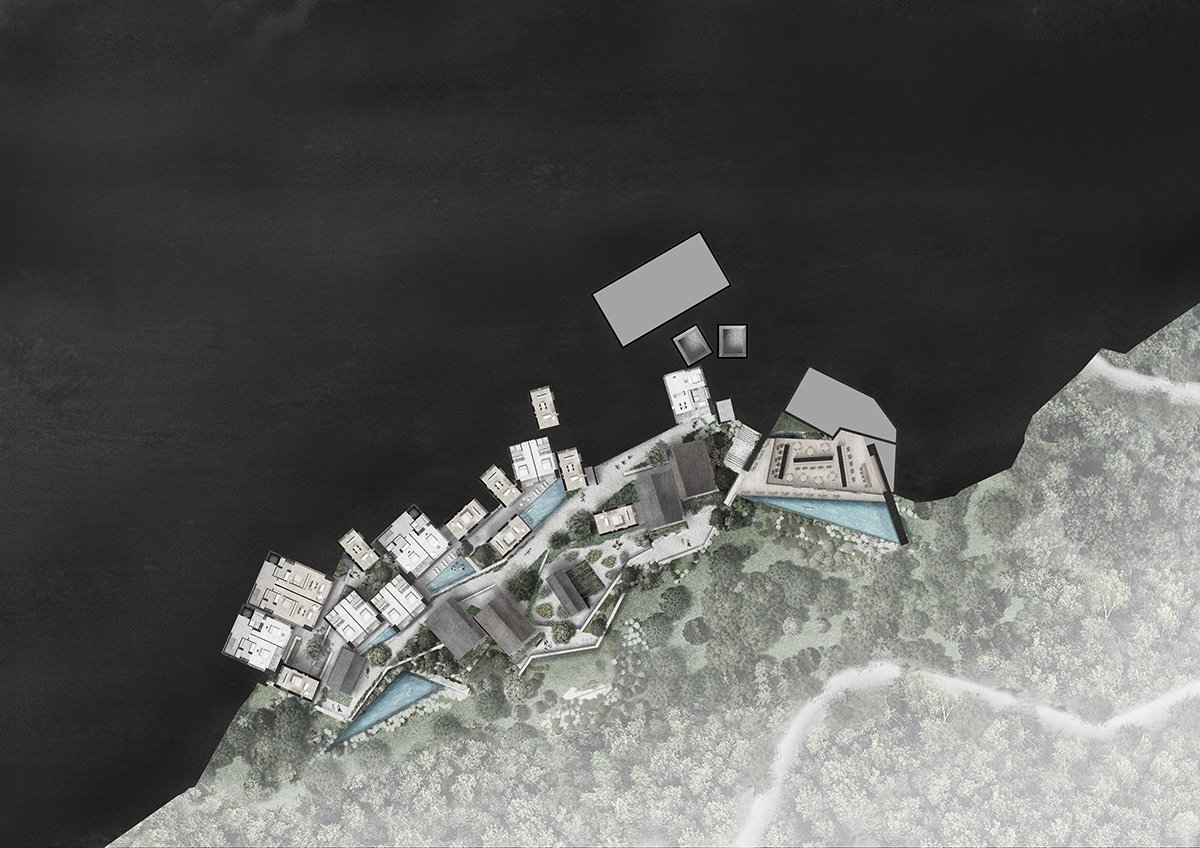 奥本海姆建筑模仿瑞士的山坡村庄，设有马焦雷湖休养所