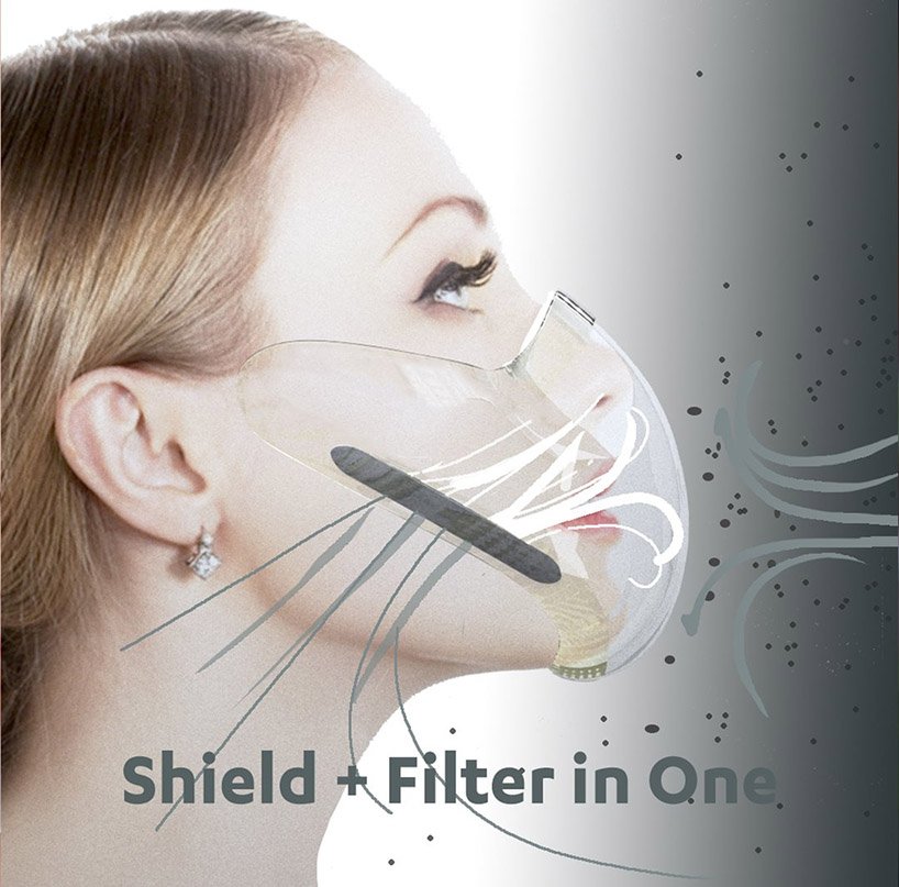 SEEUS95 是世界上第一个自粘式 N95 透明防护罩和呼吸器