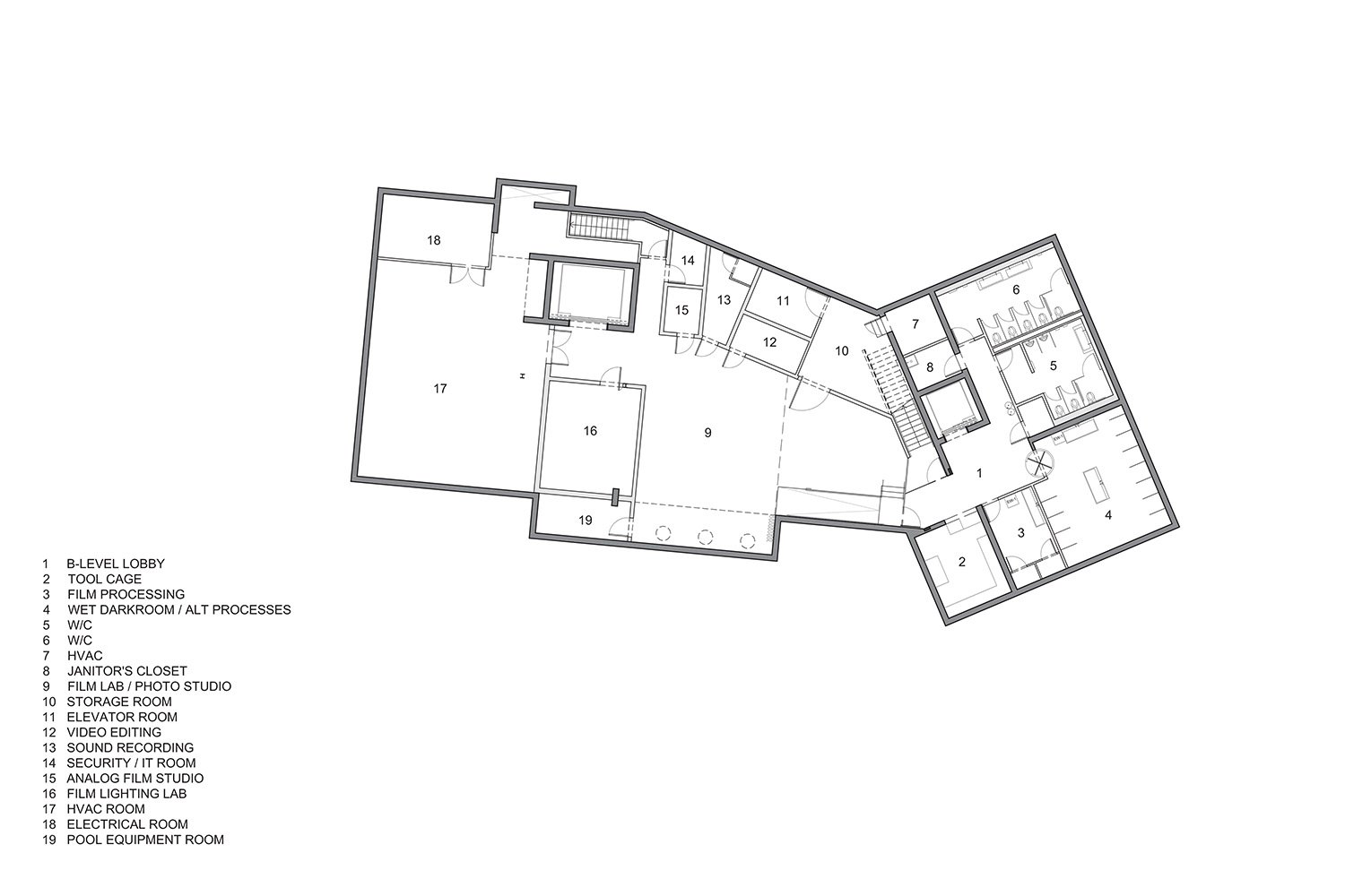 史蒂文·霍尔建筑师事务所在富兰克林与马歇尔学院开设“冬季视觉艺术大楼”