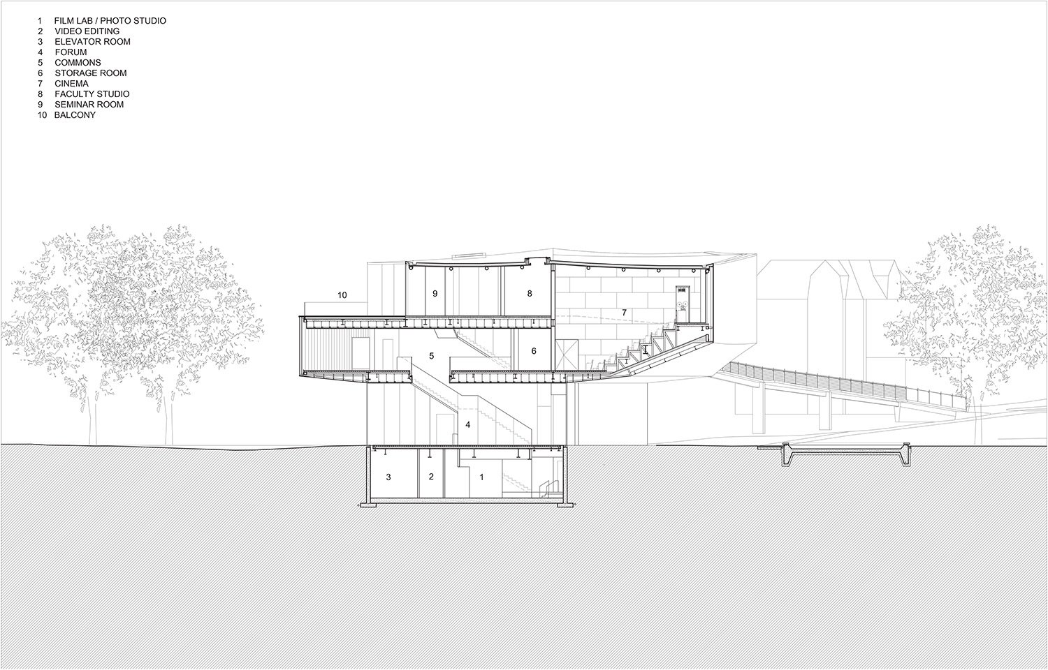 史蒂文·霍尔建筑师事务所在富兰克林与马歇尔学院开设“冬季视觉艺术大楼”