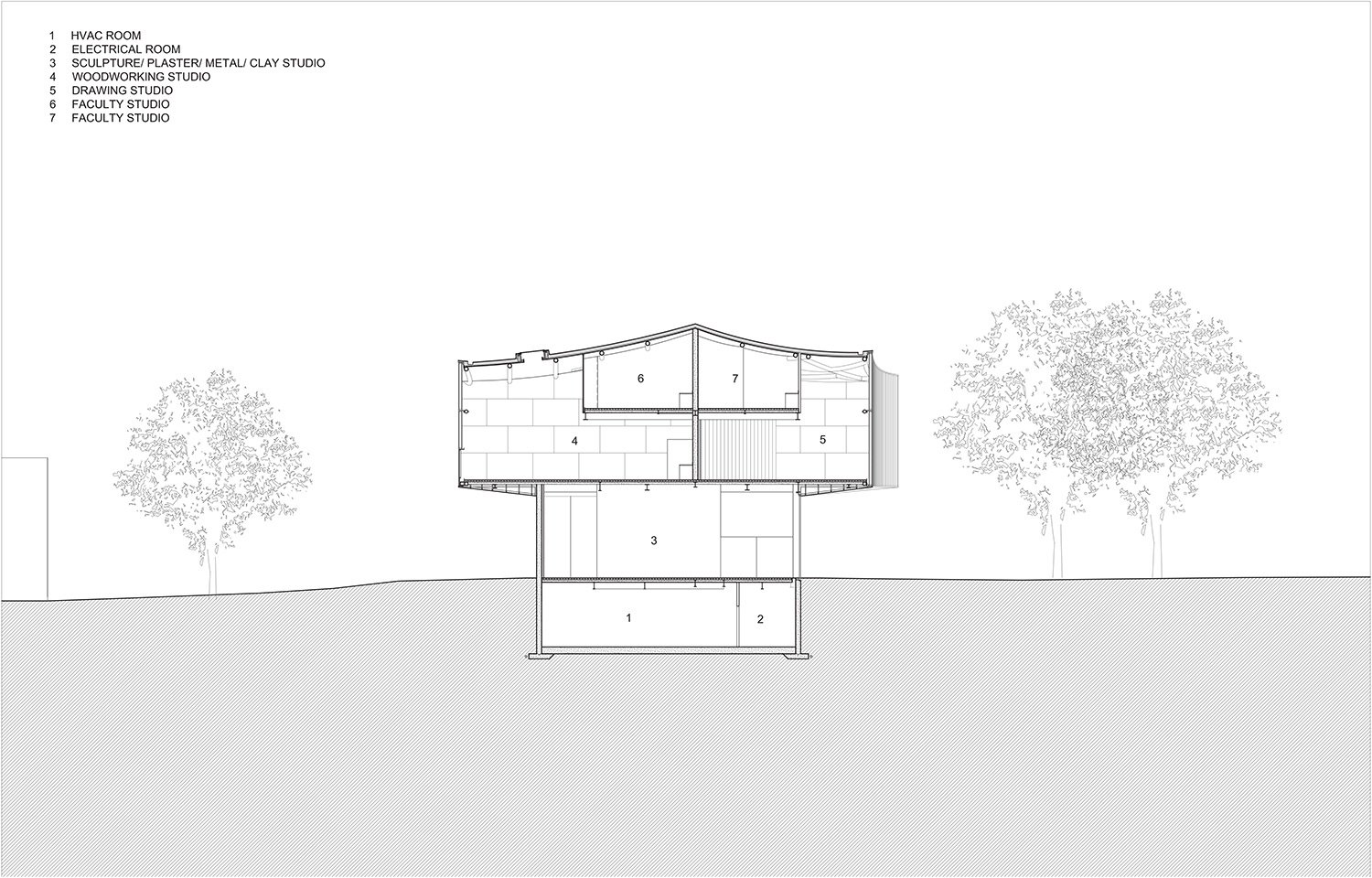史蒂文·霍尔建筑师事务所在富兰克林与马歇尔学院开设“冬季视觉艺术大楼”