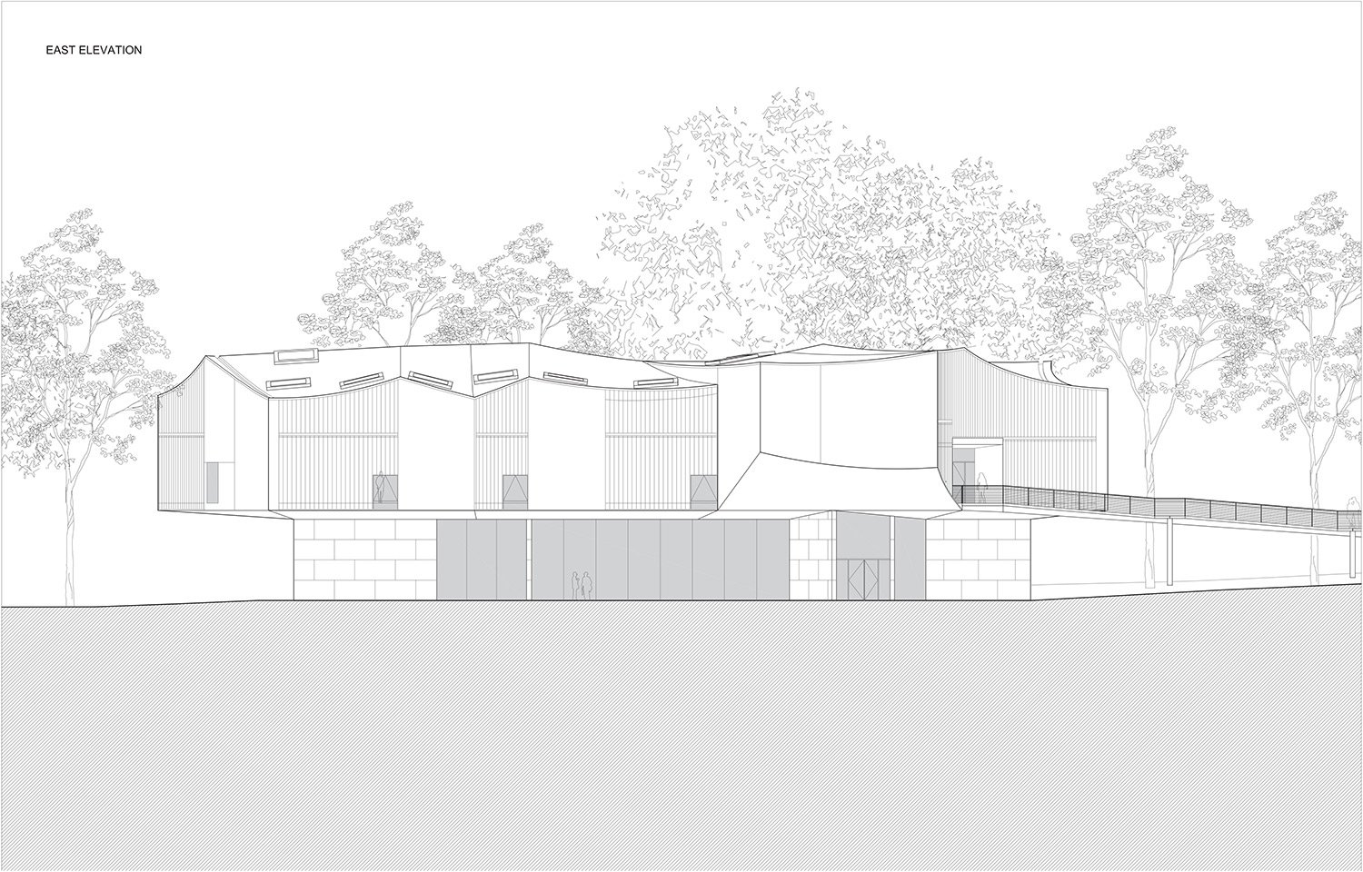 史蒂文·霍尔建筑师事务所在富兰克林与马歇尔学院开设“冬季视觉艺术大楼”