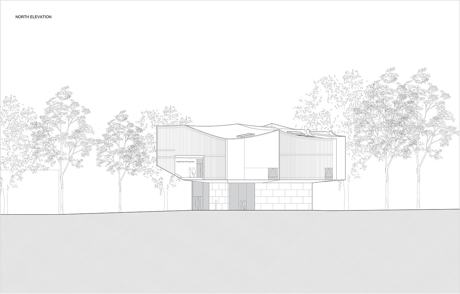 史蒂文·霍尔建筑师事务所在富兰克林与马歇尔学院开设“冬季视觉艺术大楼”