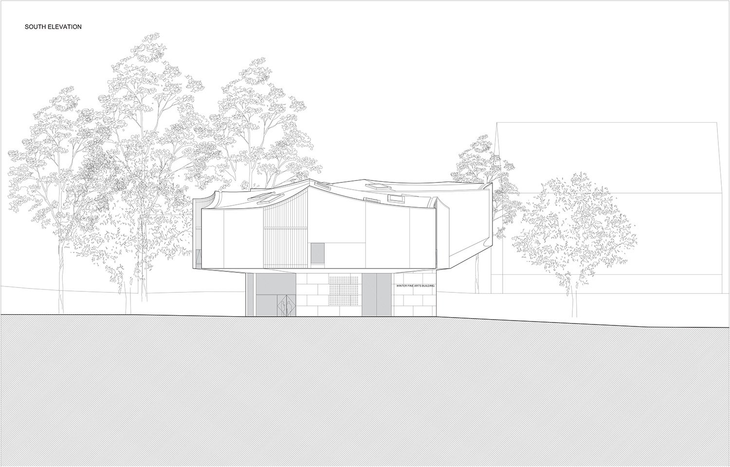 史蒂文·霍尔建筑师事务所在富兰克林与马歇尔学院开设“冬季视觉艺术大楼”