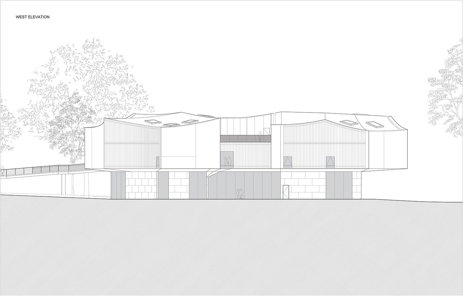 史蒂文·霍尔建筑师事务所在富兰克林与马歇尔学院开设“冬季视觉艺术大楼”