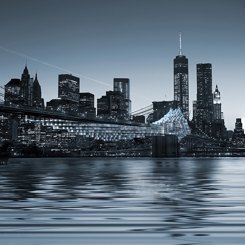 丹尼尔·吉伦将布鲁克林大桥重新构想为一个生活基础设施