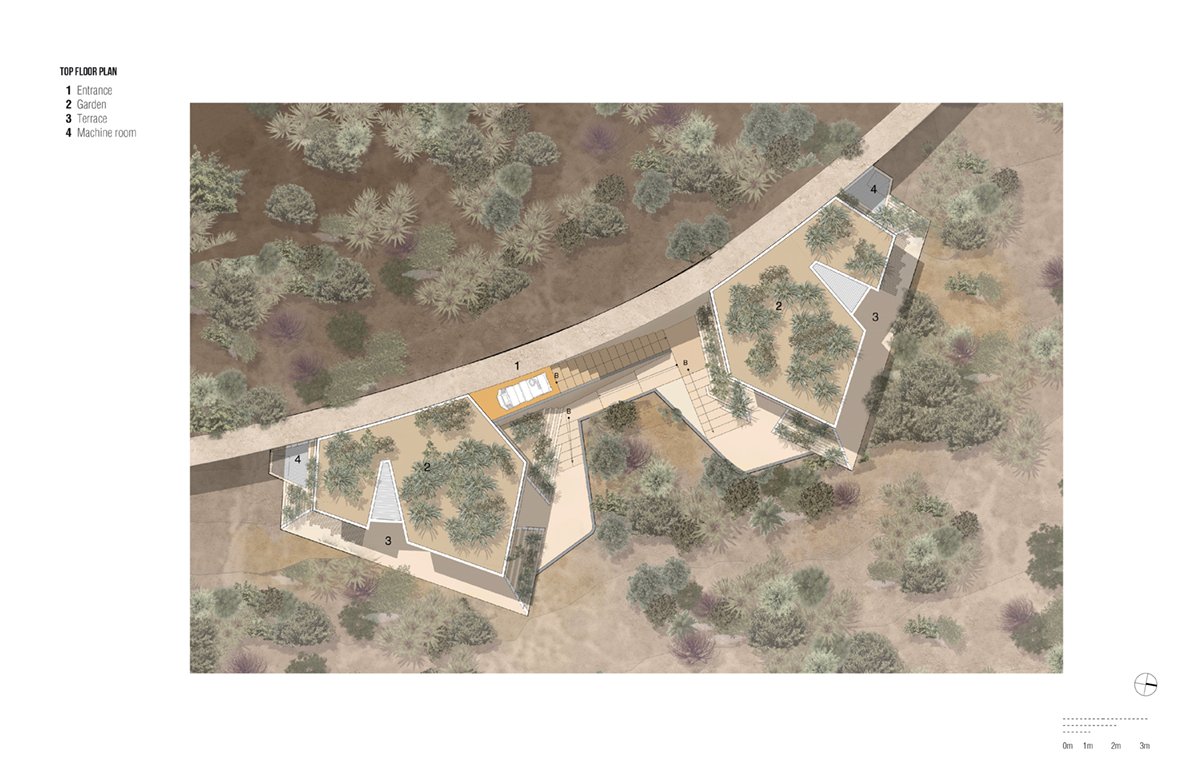 rojkind arquitectos 在墨西哥山坡上嵌入了一组“ummara”别墅