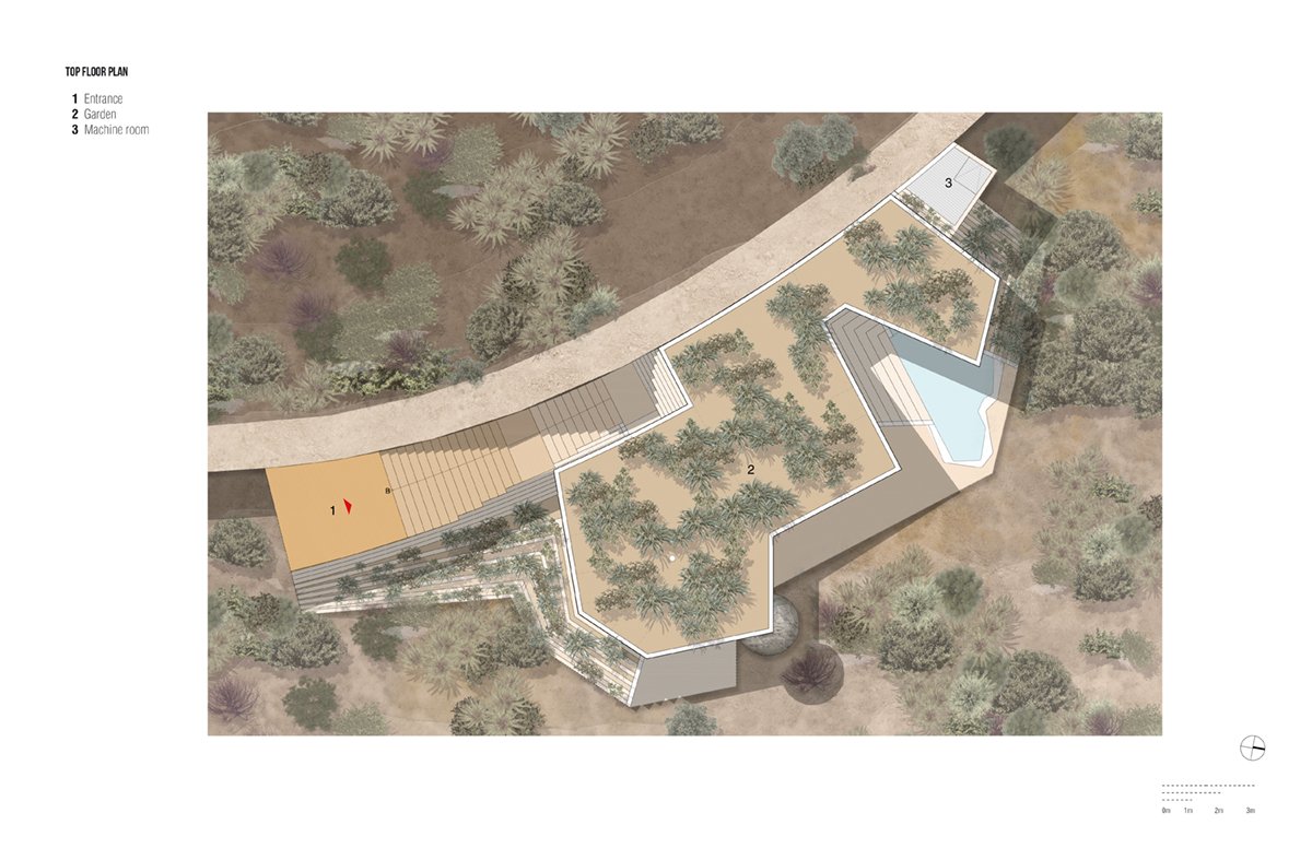 rojkind arquitectos 在墨西哥山坡上嵌入了一组“ummara”别墅