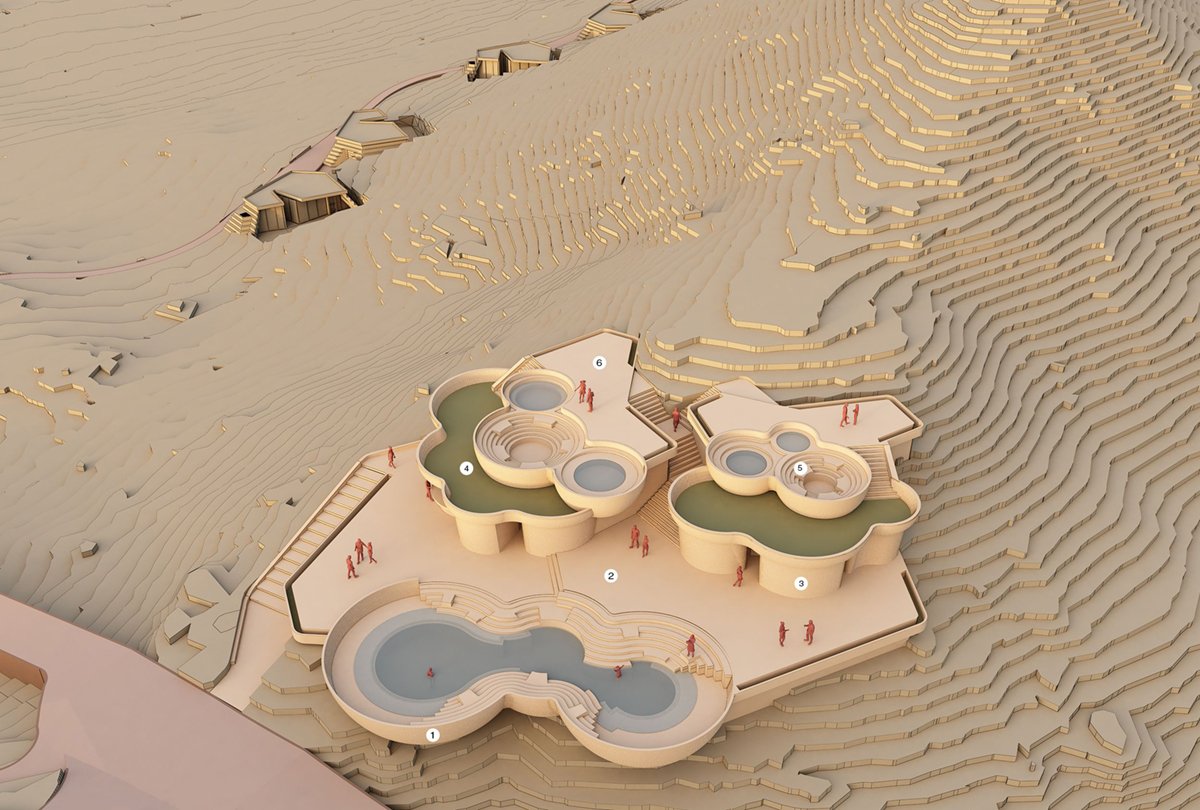 rojkind arquitectos 在墨西哥山坡上嵌入了一组“ummara”别墅