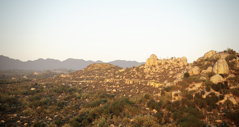 rojkind arquitectos 在墨西哥山坡上嵌入了一组“ummara”别墅