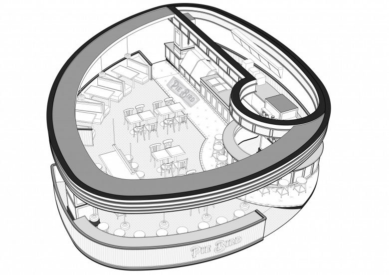 嘉里中心的 Pie Bird by STUDIO DOHO