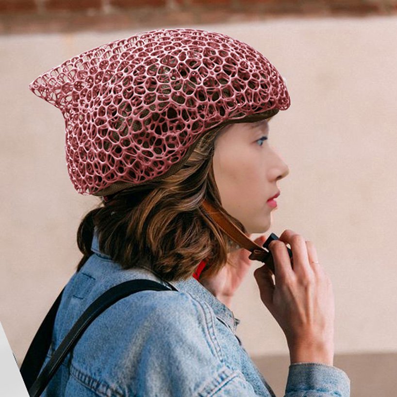 voronoi 自行车头盔采用参数化设计，既安全又轻便