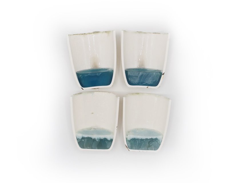 学生们利用入侵物种贻贝制作美丽的蓝色玻璃